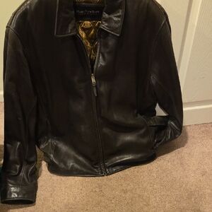 Marc New York Men's Dark Brown Leather Jacket